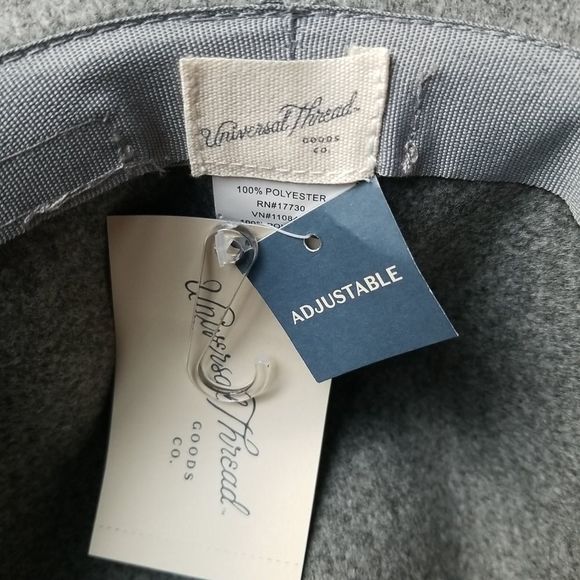 Universal Thread Gray Felt Wool Look New w/Tags Womens Adjustable Fedora - Picture 5 of 9